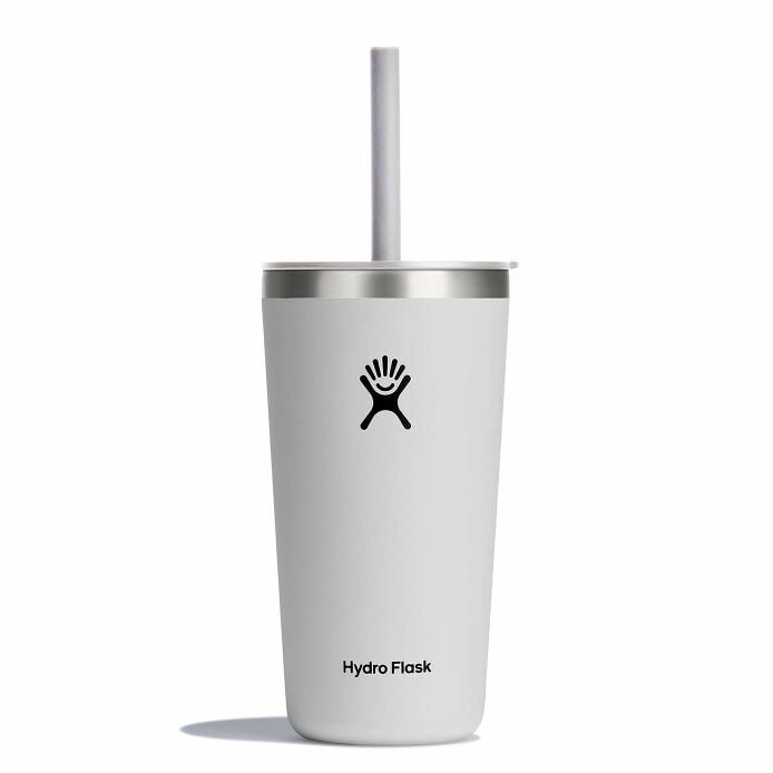 20 oz All Around™ Tumbler with Straw Lid - White S0