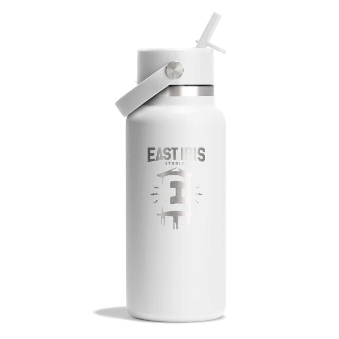 32 oz WM Flex Straw Bottle - Hydro Flask + East Iris Studios J4